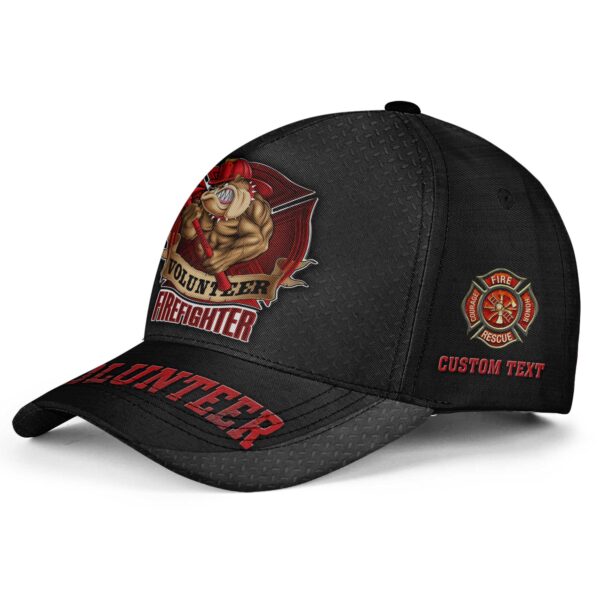 Custom Name Fire Department Volunteer Firefighter #DQH0012 - Hat All Over Printed