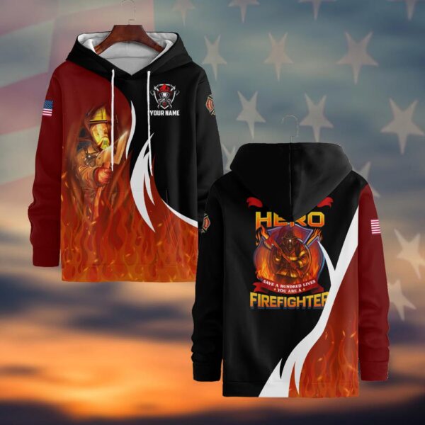 Custom Name Save One Life Hero #DQH0041 - Hoodie