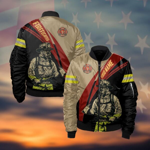 Custom Name The Brave Frontliner #DQH0043 - Bomber Jacket
