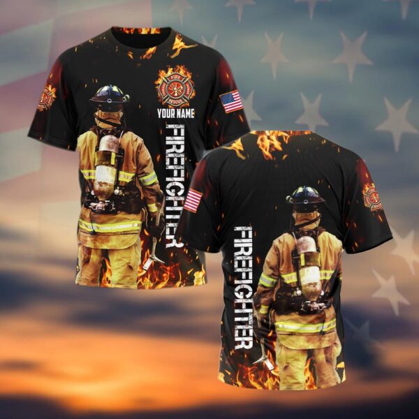 Custom Name Brave the Blaze #DQH0045 - T-shirt