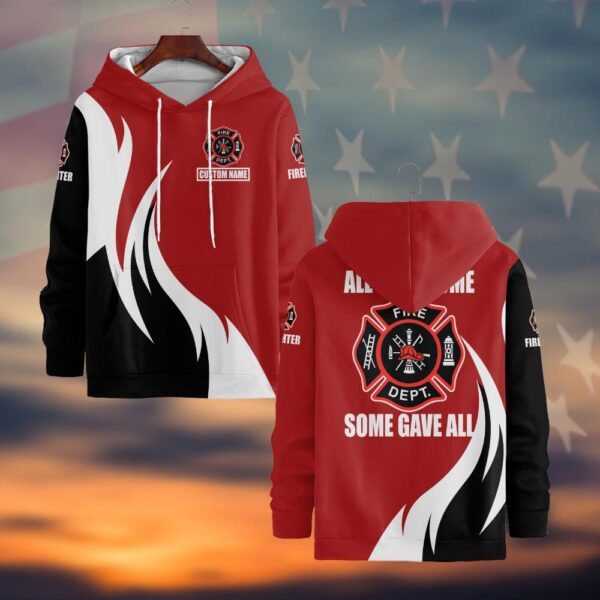 Custom Name Legacy of Sacrifice Firefighter #DQH0046 - Hoodie