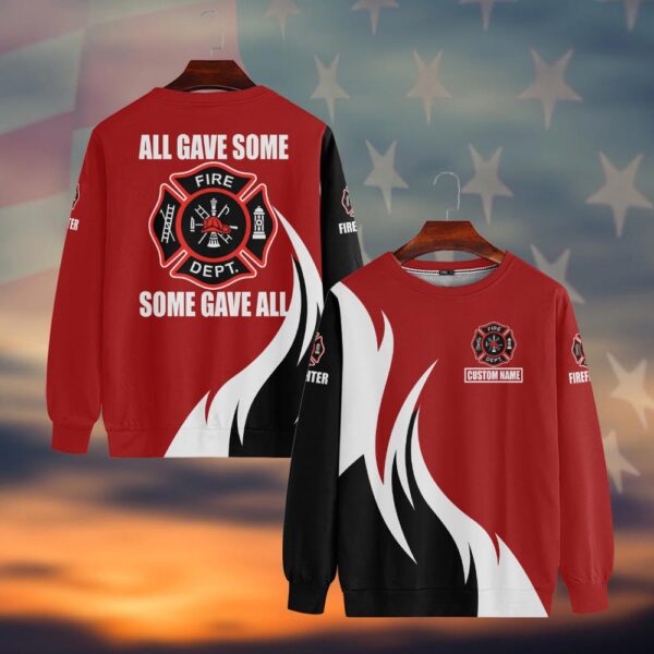 Custom Name Legacy of Sacrifice Firefighter #DQH0046 - Sweatshirt