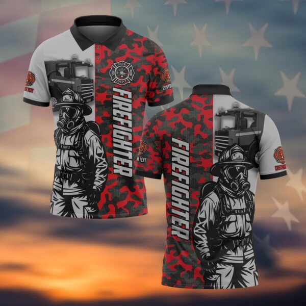 Custom Code Red Firefighter Edition #DQH0047 - Polo