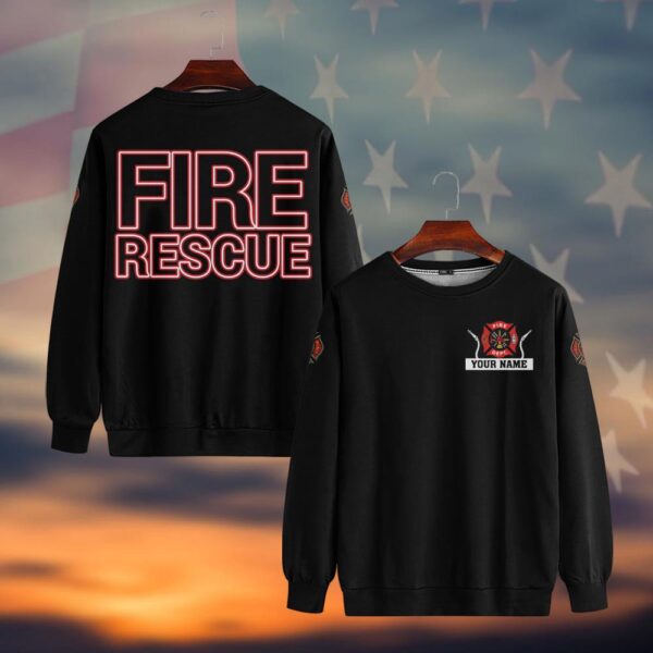 Custom Name Fire Rescue Essentials #DQH0048 - Sweatshirt
