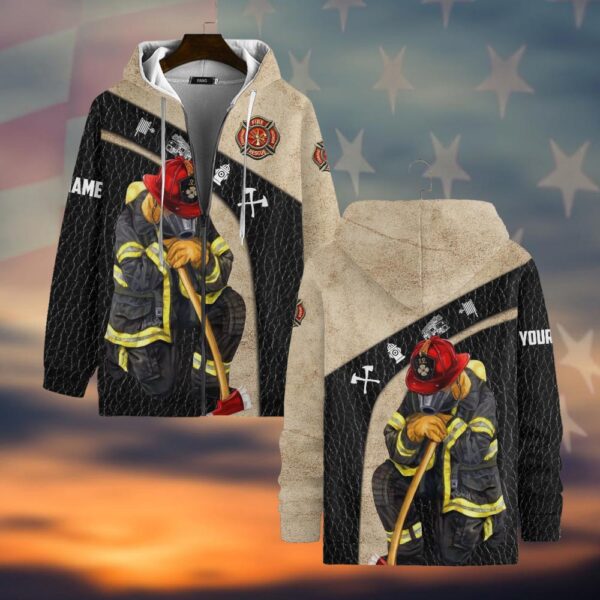 Custom Name Silent Valor Collection #DQH0051 - Zip Hoodie