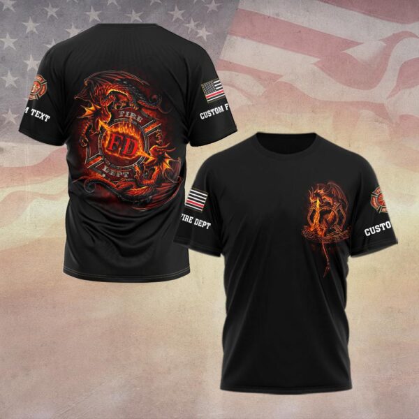 Custom Dept & Text Fear No Evil – Forged in Flame #DQH0073 - T-shirt