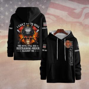 Custom Dept & Text - Can’t Go to Hell #DQH0075 - Hoodie