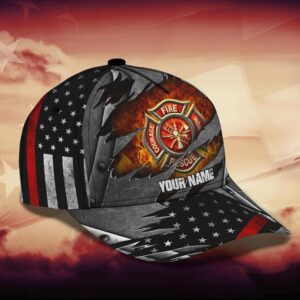 Personalized Firefighter Classic Cap, Personalized Gift for Firefighters - DQH0098