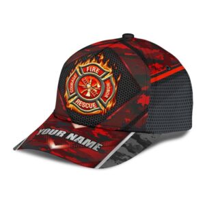 Personalized Firefighter Classic Cap, Personalized Gift for Firefighters - DQH0099
