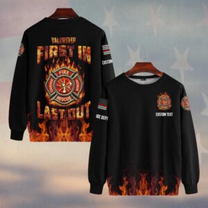 Custom Dept & Text First In Last Out #DQH0061 - Sweatshirt