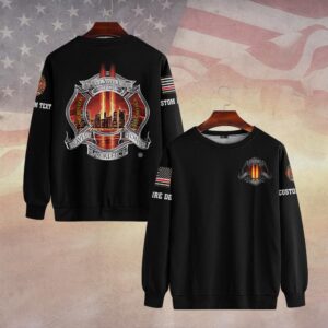 Custom Dept & Text Never Forgotten 9/11 #DQH0067 - Sweatshirt
