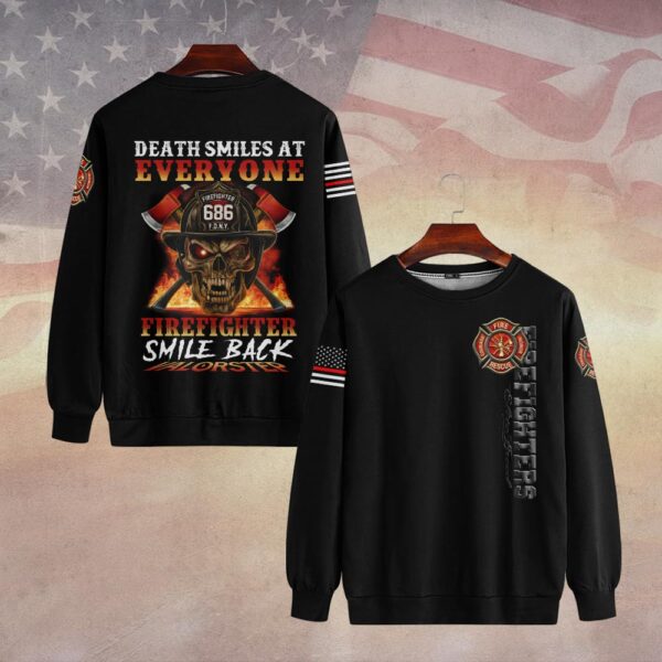 Custom Number & Dept Death Smiles at Everyone #DQH0076 - Sweatshirt