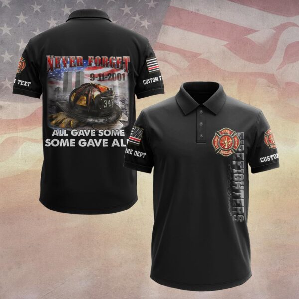 Custom Dept & Text Some Gave All – 9/11 Memorial Edition #DQH0085 - Polo
