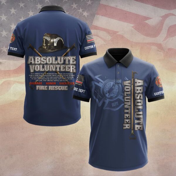 Custom Dept & Text Absolute Volunteer #DQH0097 - Polo