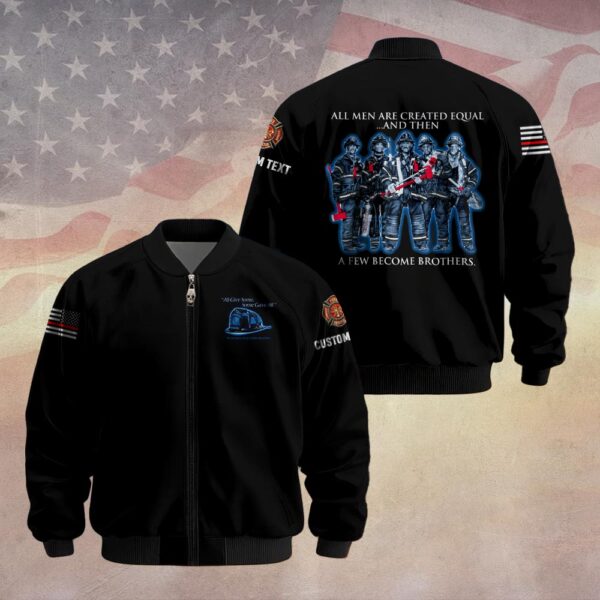 Custom Text A Few Become Brothers #DQH0107 - Bomber Jacket