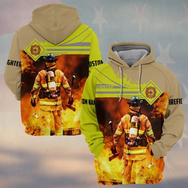 Custom Name – Into the Flames #DQH0109 - Hoodie