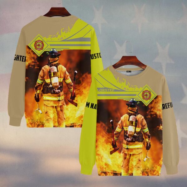 Custom Name – Into the Flames #DQH0109 - Sweatshirt