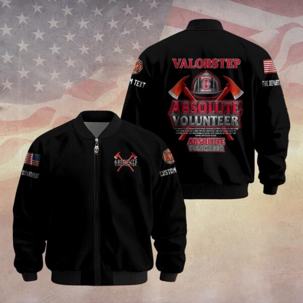 Custom Dept & Name Absolute Volunteer #DQH0117 - Bomber Jacket