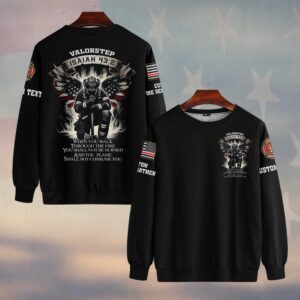 Custom Dept & Text Isaiah 43:2 #DQH0128 - Sweatshirt