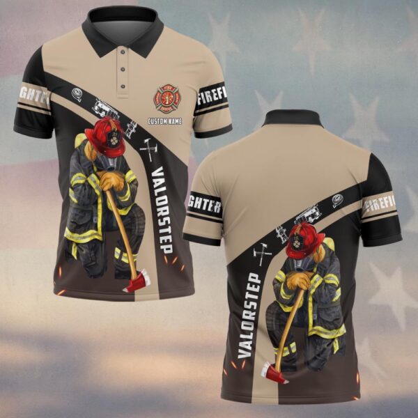 Custom Name Kneel For The Fallen Valor Prayer #DQH0111 - Polo