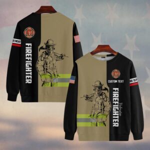 Custom Dept & Name Firefighter’s Stand Hivis #DQH0113 - Sweatshirt