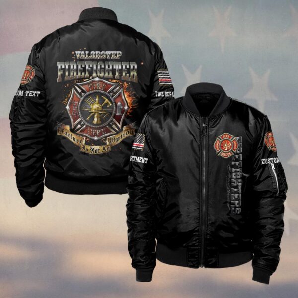 Custom Dept & Name Failure Is Not An Option #DQH0116 - Bomber Jacket