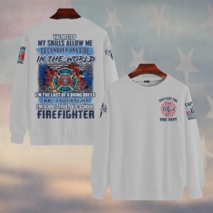 Custom True Old School Firefighter #DQH0118 - Sweatshirt