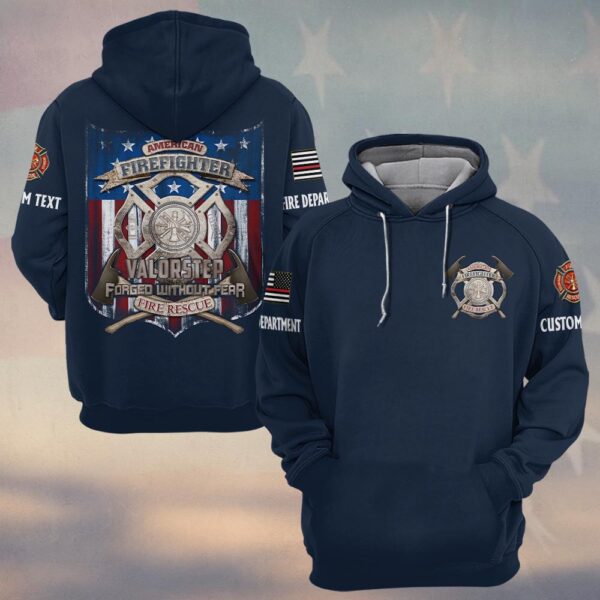 Custom Name & Dept Forged Without Fear #DQH0147 - Hoodie