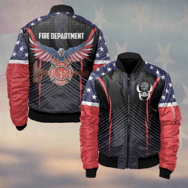 Custom Name Wings of Honor Edition #DQH0154 - Bomber Jacket
