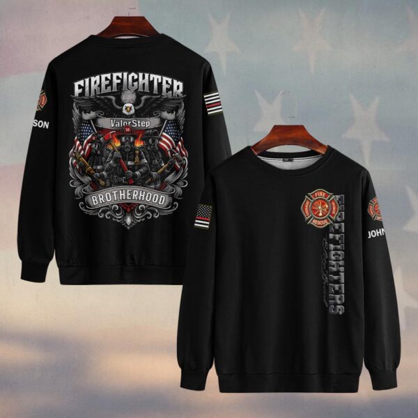 Custom Name Pride Firefighter Brotherhood #DQH0190 - Sweatshirt