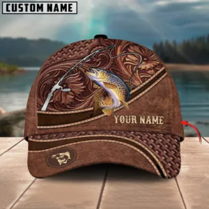 Custom Name Vintage Fisher #DQH0328 - Hat All Over Printed