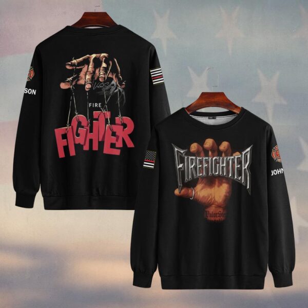 Custom Name & Dept Master of the Fireline Firefighter #DQH0198   - Sweatshirt