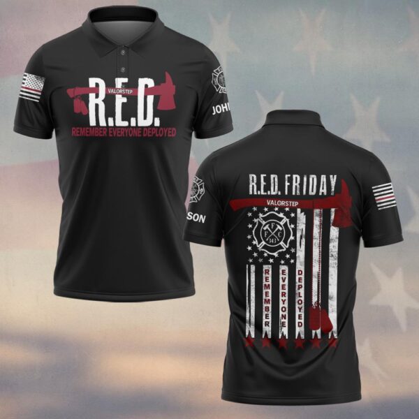 Custom Name Remember Everyone Deployed #DQH0203 - Polo