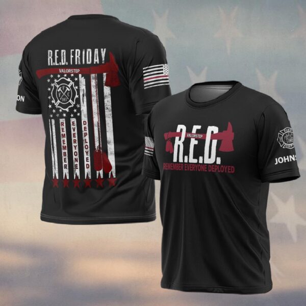 Custom Name Remember Everyone Deployed #DQH0203 - T-shirt