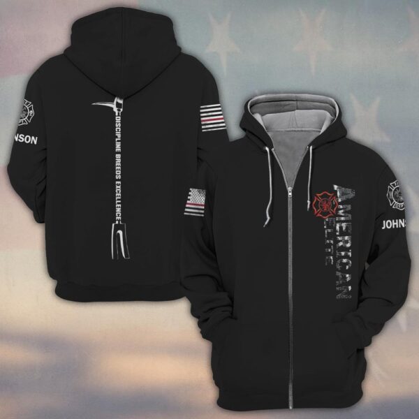 Custom Name Discipline Breeds Excellence #DQH0204 - Zip Hoodie