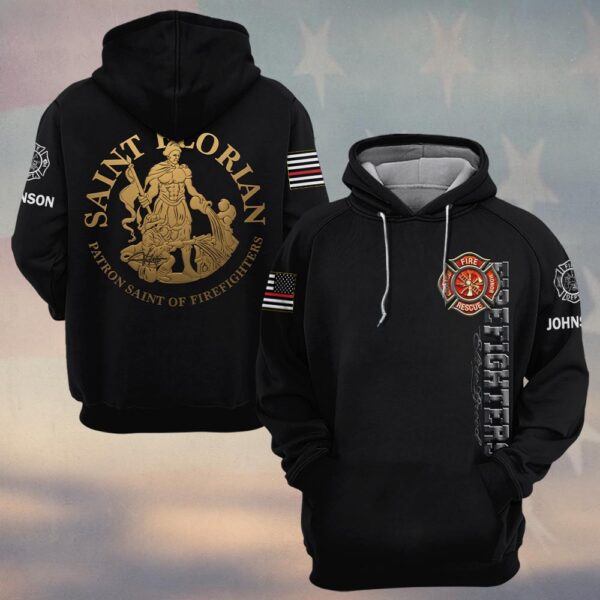 Custom Name Saint Florian #DQH0206 - Hoodie