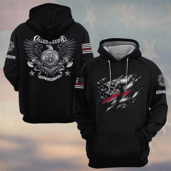 Custom Name American Pride, Called to Service #DQH0208 - Hoodie