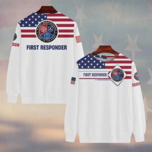 Custom Name United We Serve Thin Line Collection #DQH0220 - Sweatshirt