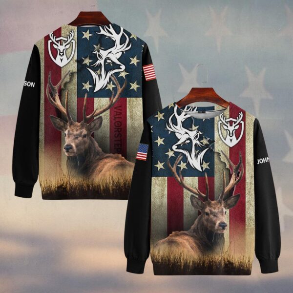 Custom Text America Hunter Pride #DQH0224 - Sweatshirt