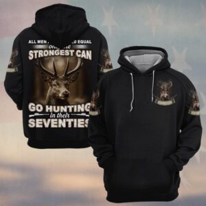 Custom Text Strongest in Their Seventies #DQH0229 - Hoodie