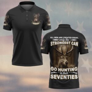 Custom Text Strongest in Their Seventies #DQH0229 - Polo