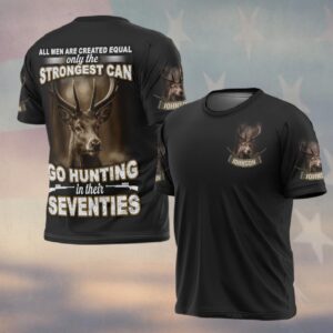 Custom Text Strongest in Their Seventies #DQH0229 - T-shirt