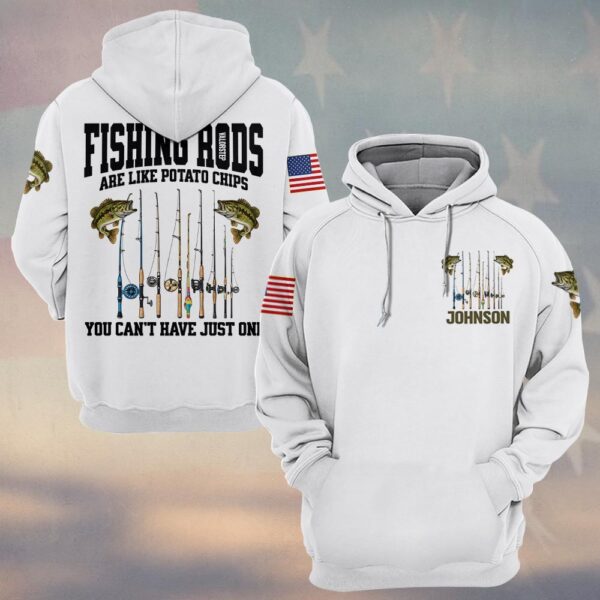 Custom Text Can’t Have Just One – Funny Fishing #DQH0233 - Hoodie