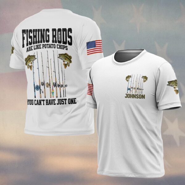 Custom Text Can’t Have Just One – Funny Fishing #DQH0233 - T-shirt