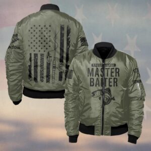 Custom Name Professional Master Baiter Fishing Edition #DQH0237 - Bomber Jacket