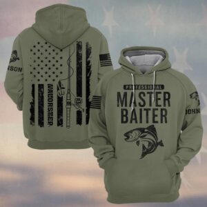 Custom Name Professional Master Baiter Fishing Edition #DQH0237 - Hoodie