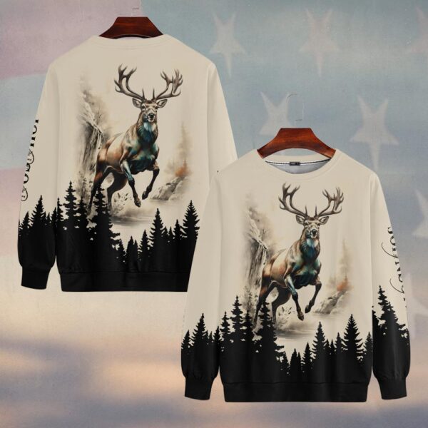 Custom Name Legacy In The Pines Deer Hunting #DQH0239 - Sweatshirt
