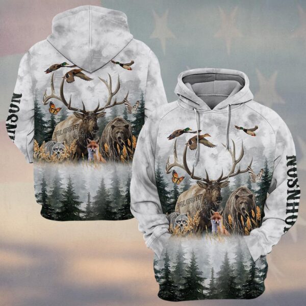 Custom Name Nature's Crew Hunting Edition #DQH0241 - Hoodie