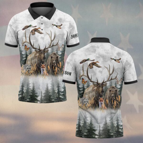 Custom Name Nature's Crew Hunting Edition #DQH0241 - Polo