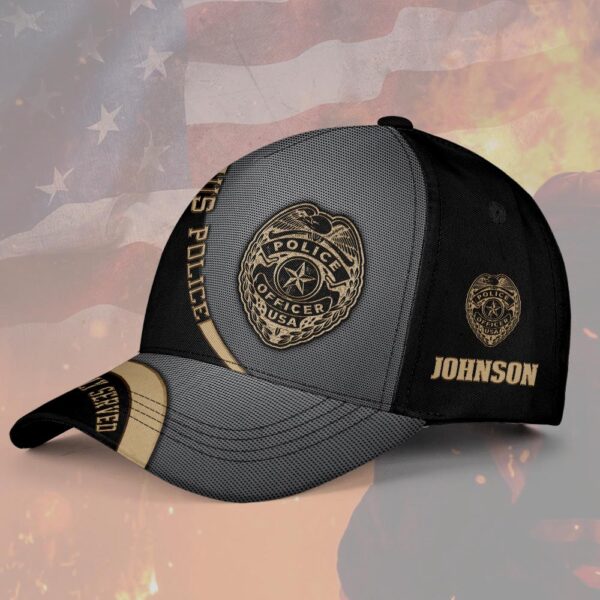 Custom Name US Police - Proudly Served #DQH0320 - Hat All Over Printed